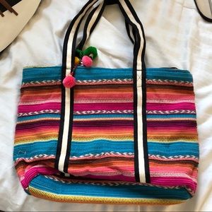 Pom Pom beach bag